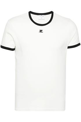 T-SHIRT CONTRAST Courreges | VESJTS020JS00700098