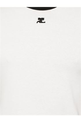 T-SHIRT CONTRAST Courreges | VESJTS020JS00700098