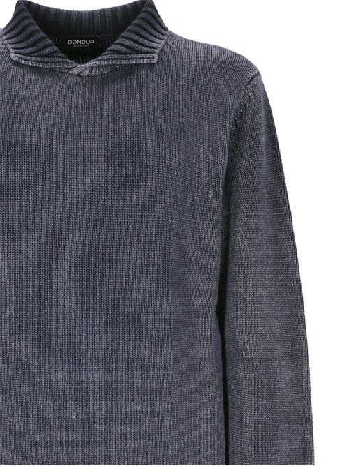 Navy blue wool knit Dondup | UT199M00897PTO890