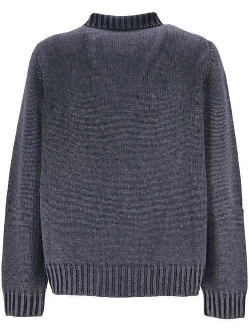 Navy blue wool knit Dondup | UT199M00897PTO890