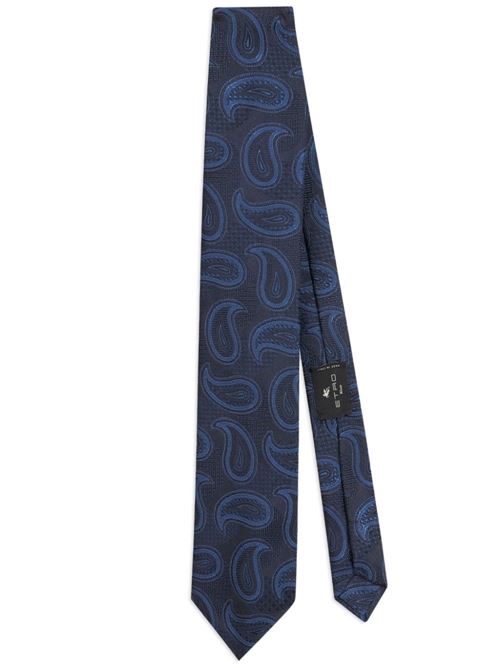 Tie with jacquard paisley print ETRO | MASA0001AQ005S9883