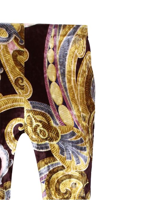 Brown/multicolour velvet pants ETRO | WREA002699IAS22X0826