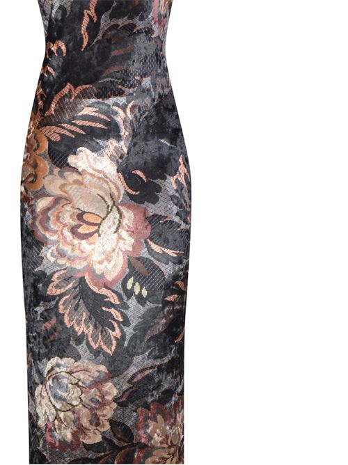 Dark grey/multicolour long dress ETRO | WRHA022499IAS19X0831