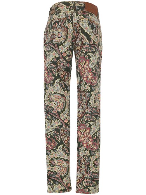 Green/multicolour cotton denim ETRO | WRNB0003AK408X0892