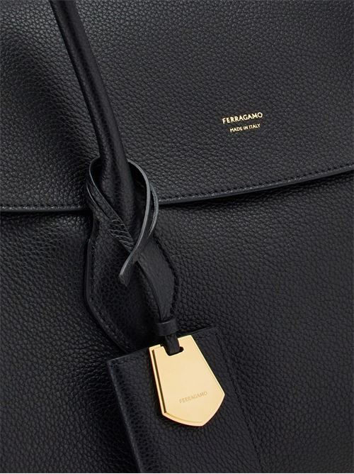 logo-plaque leather tote bag Ferragamo | 218343770541