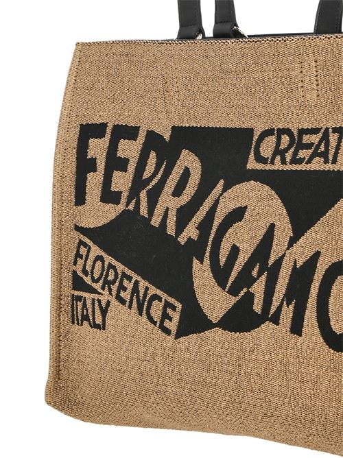 Tote bag con logo FERRAGAMO | 219406773823