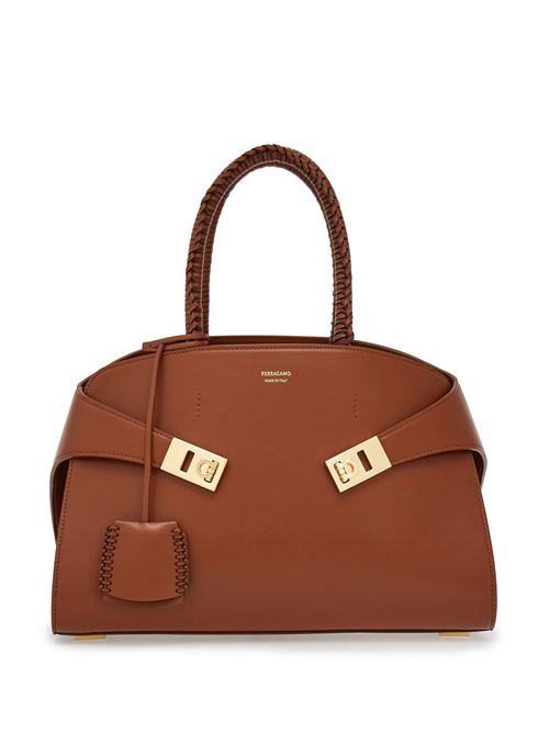 small The Hug leather tote bag Ferragamo | 219451774744