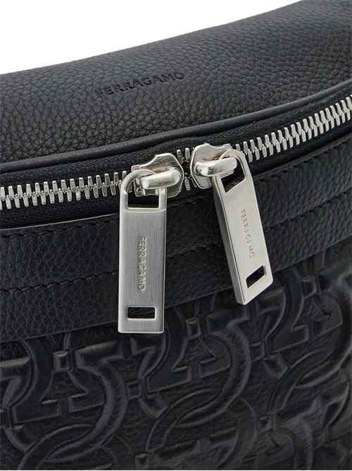 Belt bag with embossed Gancini motif FERRAGAMO | 241489769612