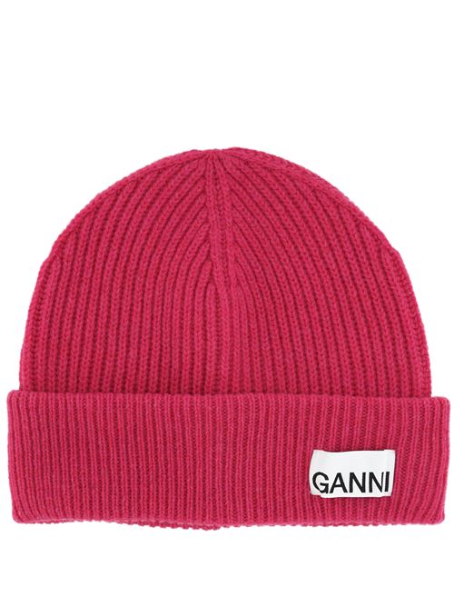 Ribbed hat Ganni | A5984266