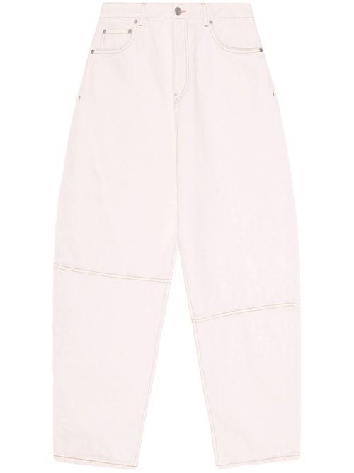 White denim classic five pockets GANNI | J1583868