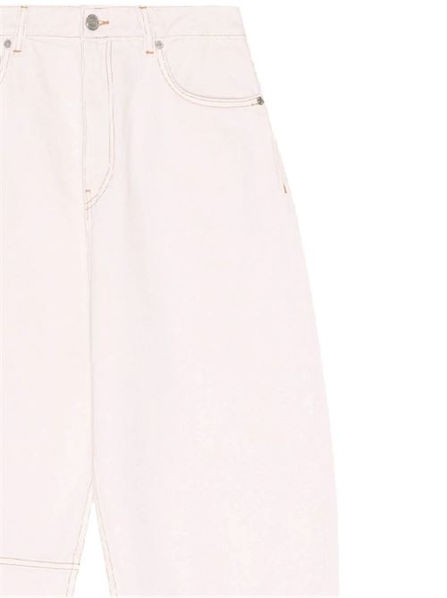 White denim classic five pockets GANNI | J1583868