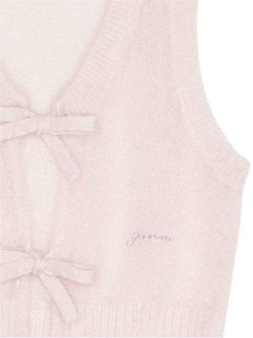 Light pink embroidered gilet GANNI | K2268395