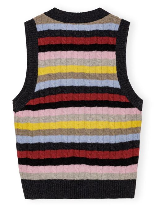 Black/multicolour knit Ganni | K2286999