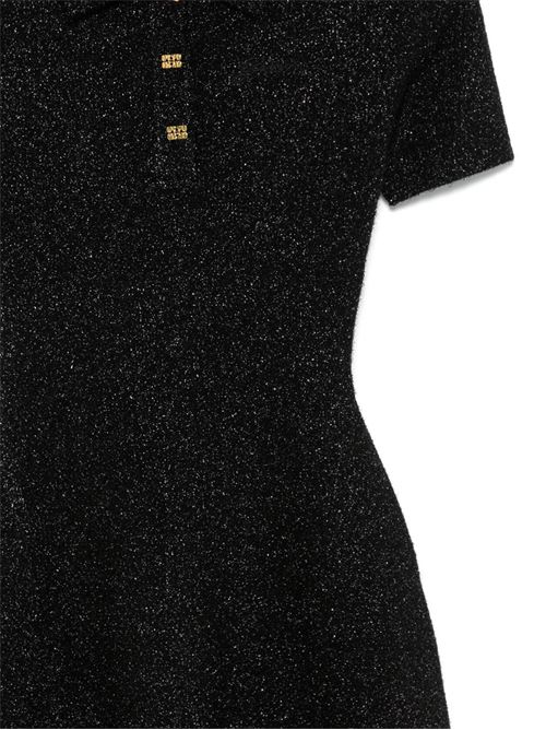 Black knitted construction dress Ganni | K2324099