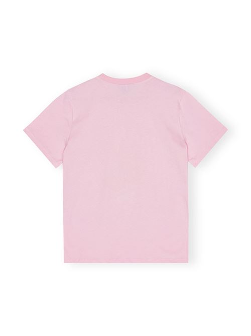 Pink Basic Jersey t-shirt Ganni | T4006868