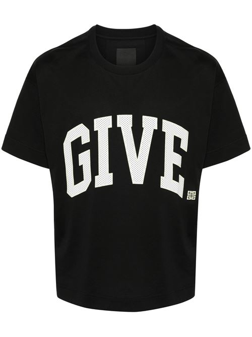 T-shirt con ricamo Givenchy | BM71JB3YMV001