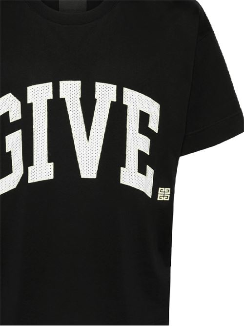 T-shirt con ricamo Givenchy | BM71JB3YMV001