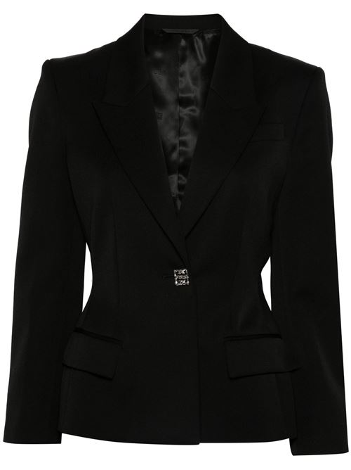 Structured jacket in grain de poudre wool. Givenchy | BW30JM15CT001