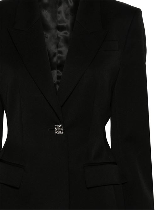 Structured jacket in grain de poudre wool. Givenchy | BW30JM15CT001