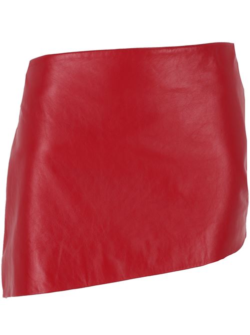 Asymmetric red mini skirt GIVENCHY | BW40WQ6Y39600