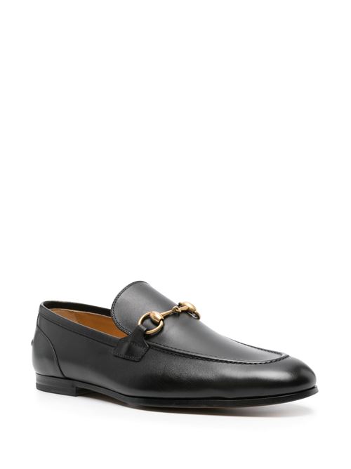 black leather slip-on GUCCI | 406994BLM001000