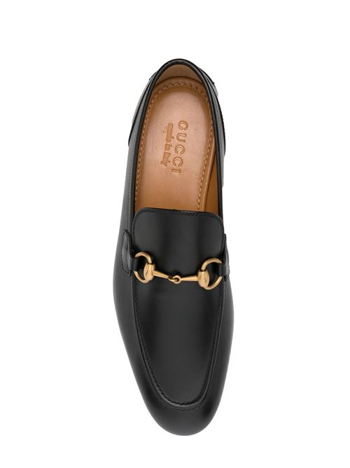 black leather slip-on GUCCI | 406994BLM001000