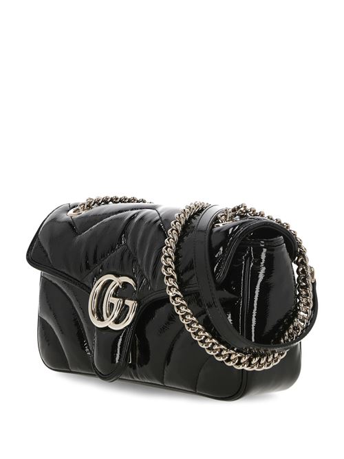 Logo double G in vernice Gucci | 4434970AAA91000