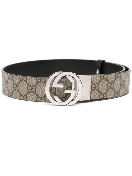 Cintura reversibile Marmont in tela rivestita con monogramma Supreme da 3 cm GUCCI | 473030KGDHN9769