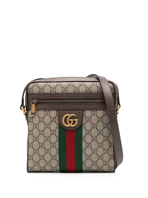 GG Supreme print leather crossbody bag GUCCI | 54792696IWT8745