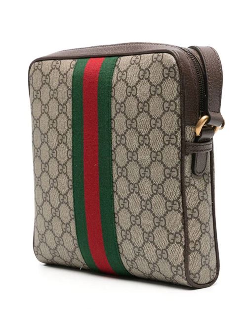 GG Supreme print leather crossbody bag GUCCI | 54792696IWT8745