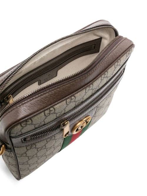 GG Supreme print leather crossbody bag GUCCI | 54792696IWT8745