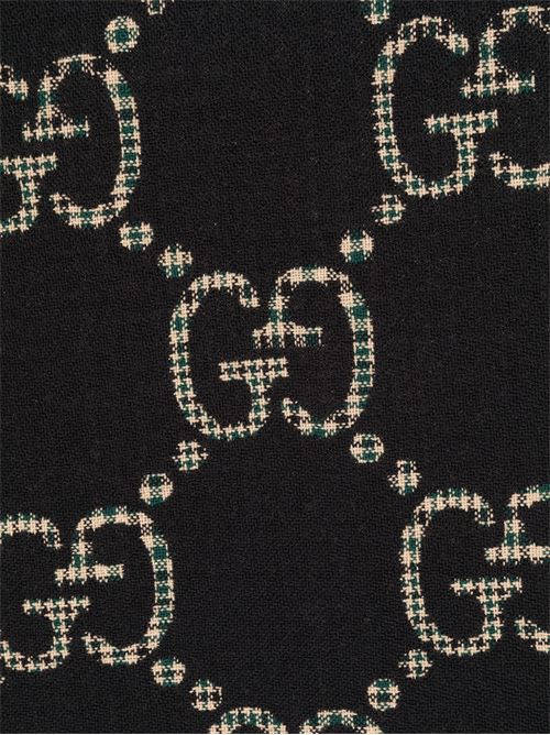 CHECKED GG WOOL SCARF Gucci | 6600254G3861066