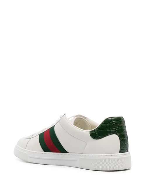 MEN'S ACE SNEAKER WITH WEB DETAIL Gucci | 757892AACAG9055