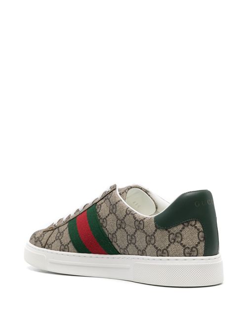 GUCCI ACE MEN'S SNEAKER WITH WEB DETAIL GUCCI | 760775FACMZ9746