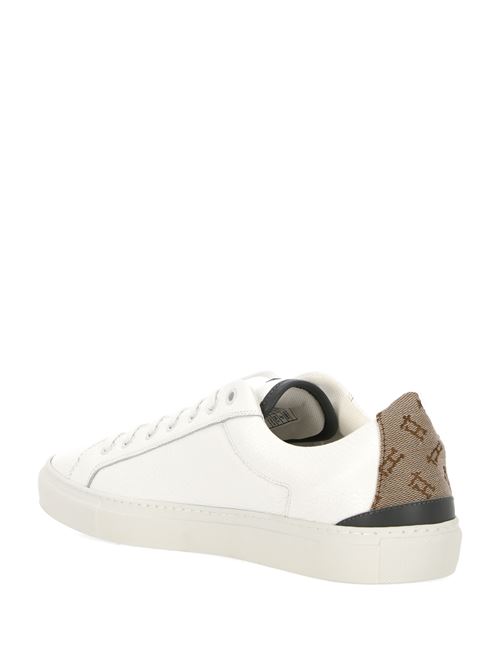 White calf leather sneaker HERNO | SH011UMSHOE271094