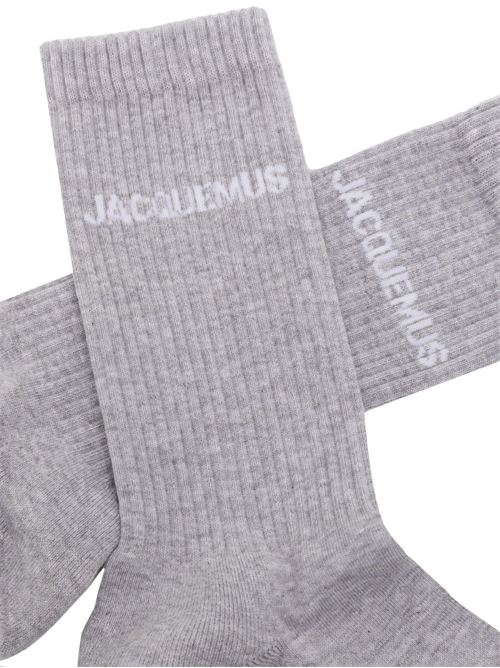 Calzini grigi con logo JACQUEMUS | 213AC0035000920