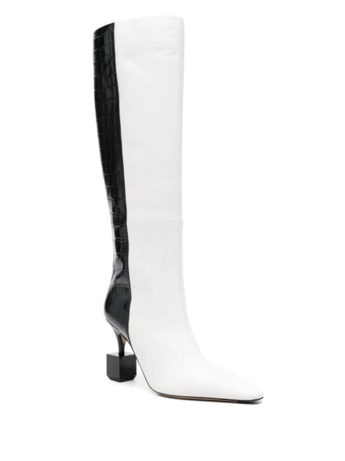 Stivale bianco e nero JACQUEMUS | 243FO15043019FH