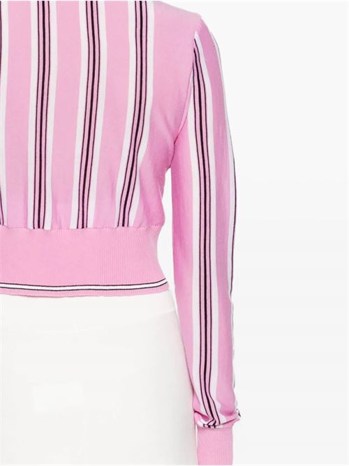 Pink/black/white cardigan JACQUEMUS | 243KN5072414043