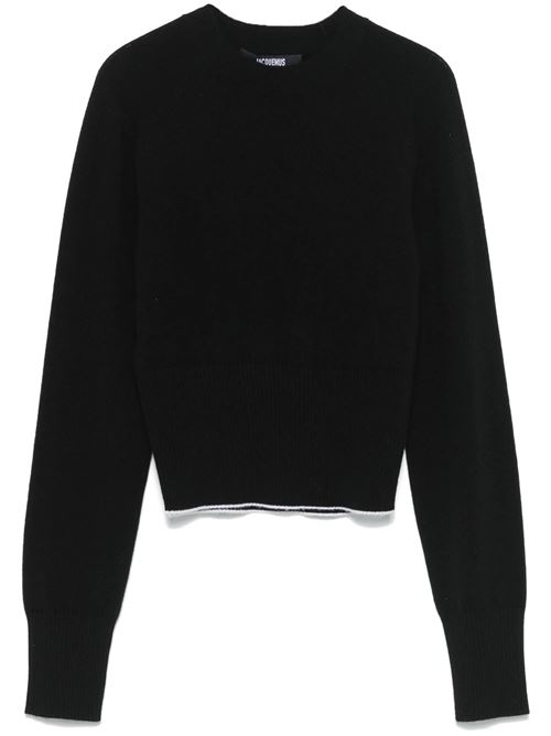 Black cashmere knit JACQUEMUS | 243KN5472001990