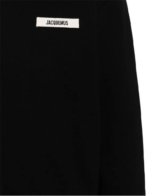 Black cotton jersey sweatshirt JACQUEMUS | 245JS2062036990