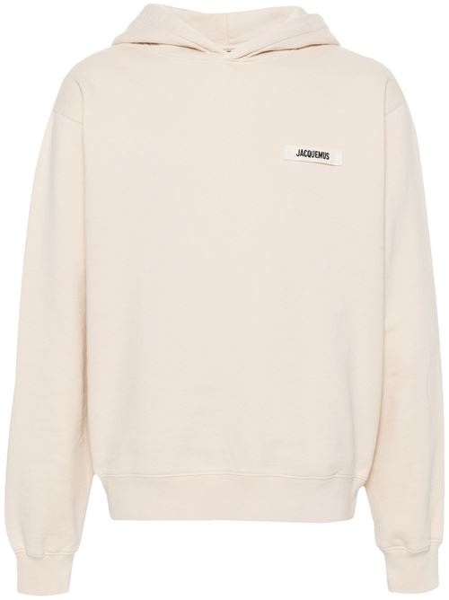 Light beige cotton sweatshirt JACQUEMUS | 245JS2472036150