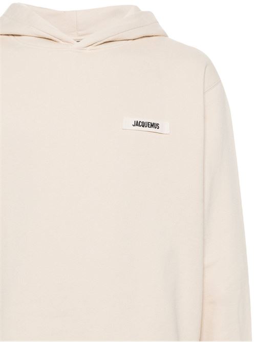 Light beige cotton sweatshirt JACQUEMUS | 245JS2472036150