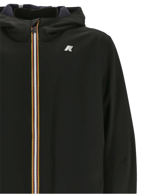 Black waterproof/water-repellent jacket K-WAY | K6131BWA3C