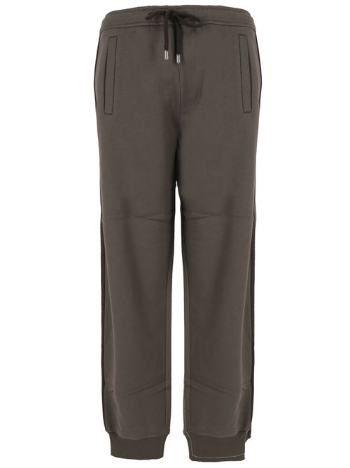 Taupe brown cotto pants Lanvin | RMTR0063J212A24675