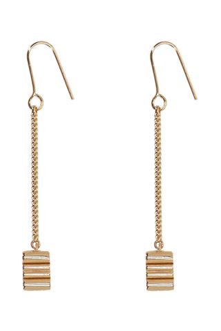 Anagram drop earrings in sterling silver Loewe | J821239X078130