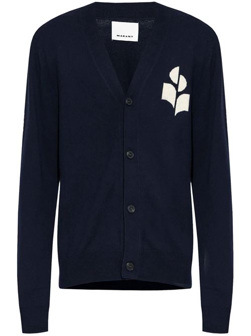 Cardigan with logo MARANT | CA0077HAA1L04H30MI