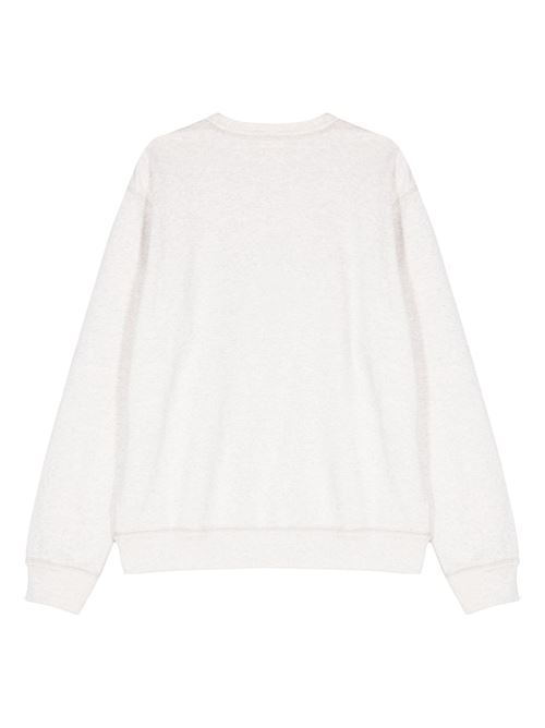 White sweatshirt with logo print in the front MARANT | SW0029HAB1M18H23EC