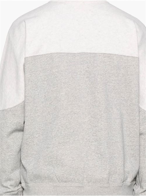 ecru/grey organic cotton sweatshirt MARANT | SW0031HAB1M19HECGY