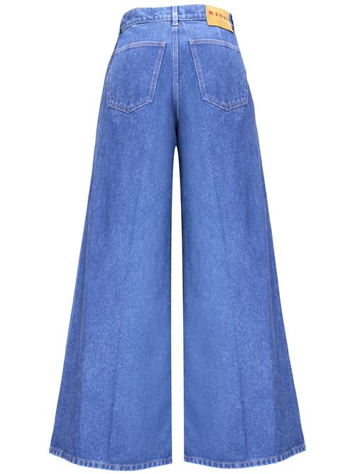 Blue Wide Leg Jeans MARNI | PAJD0514X0USCU83BDB60