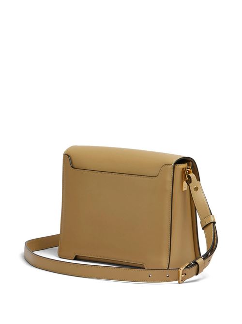 Borsa a spalla Trunkaroo Media in pelle marrone Marni | SBMP0195U0P694800W60